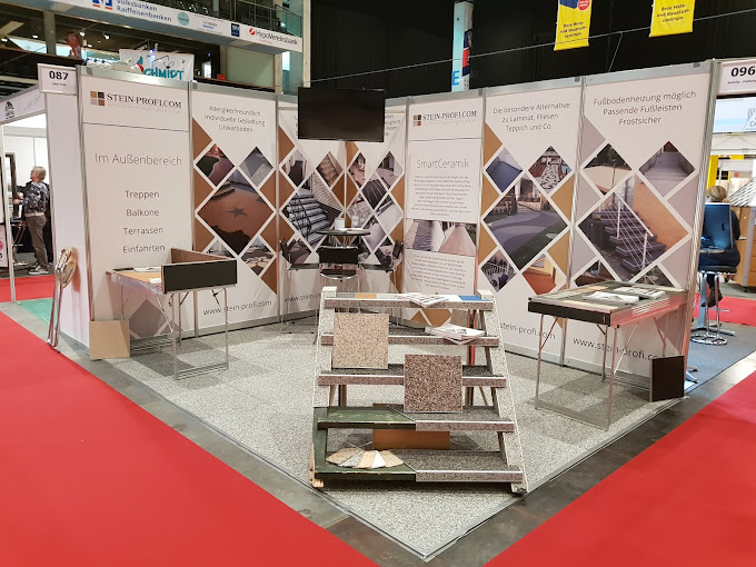 Stein Profi in der Messe Ausstellung